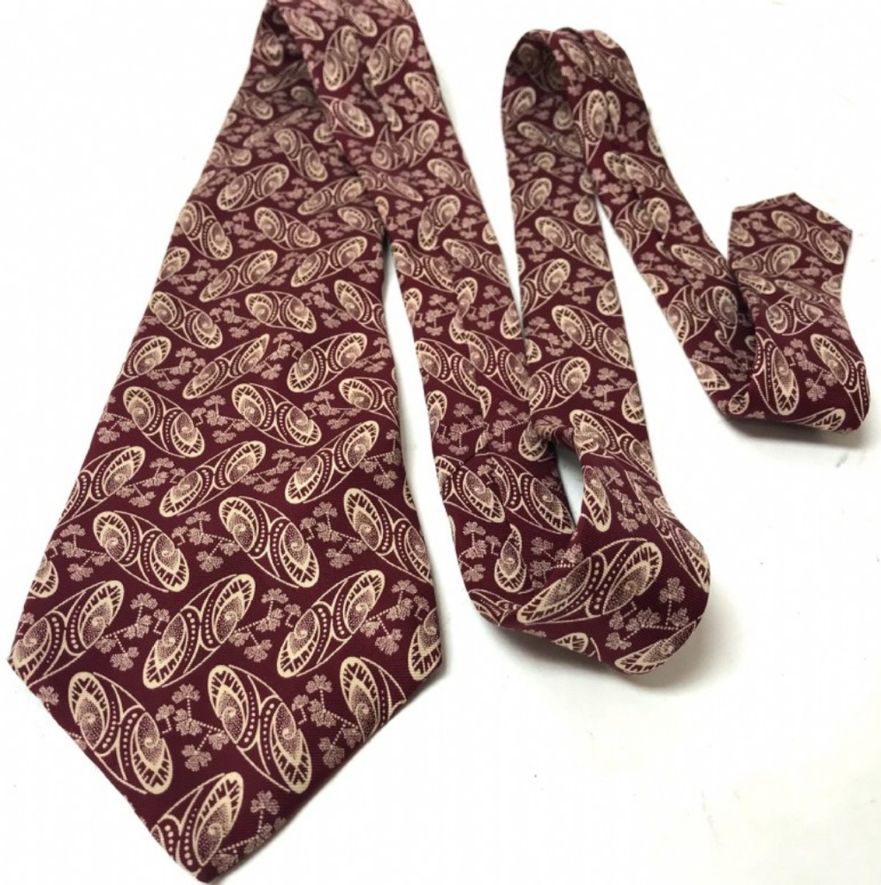 Authentic Fendi Roma Men's Silk Necktie